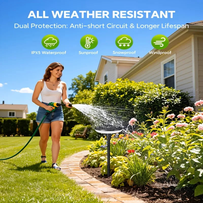 KPSTEK Solar Powered Swaying Pathway Lights for Garden Landscaping
