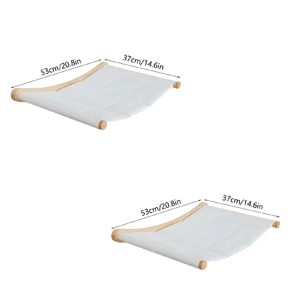 CWV Wall Mounted Cat Hammock Climbing Shelves And Perches