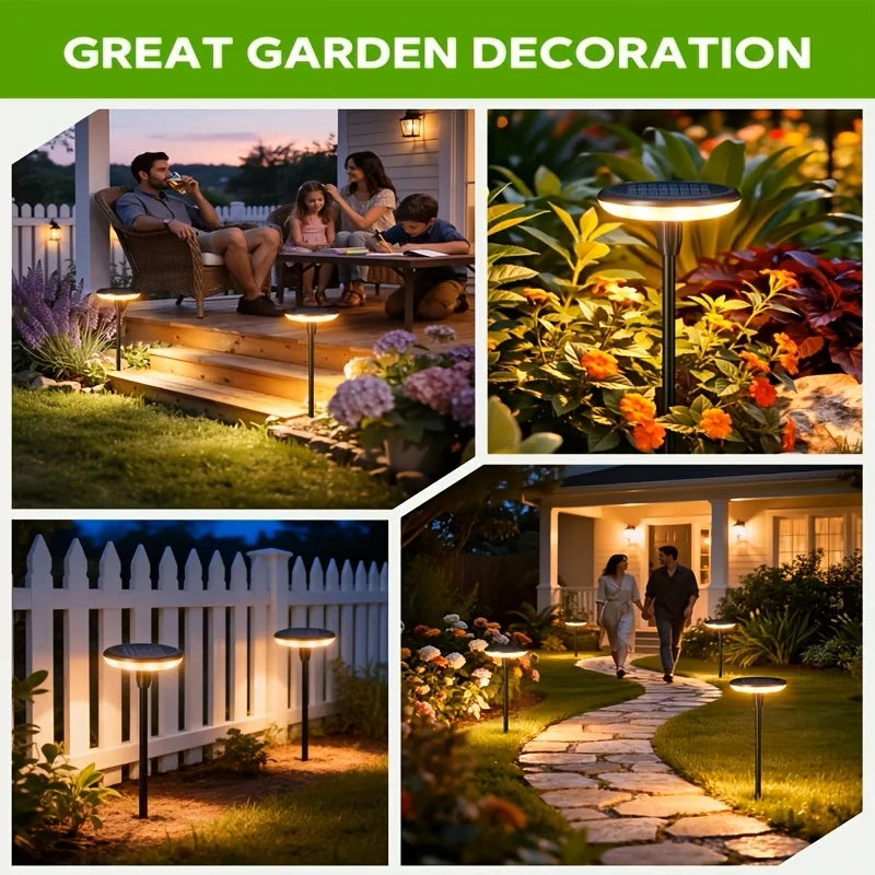 KPSTEK Solar Powered Swaying Pathway Lights for Garden Landscaping