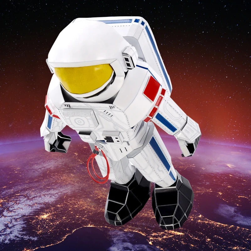 Microworld 3D Metal Jigsaws Puzzles Space Astronaut Kit DIY Jigsaw Educational Toys Birthdays Christmas Gifts For child Kids