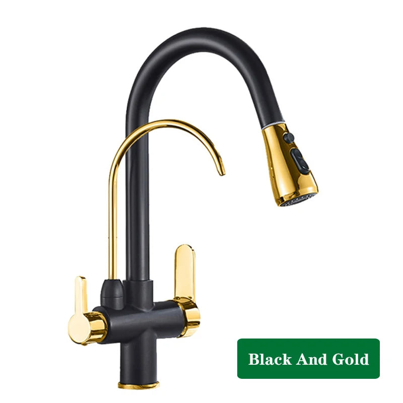 Alenartwater Kitchen Faucet With 360 Swivel And Pullout Sprayer