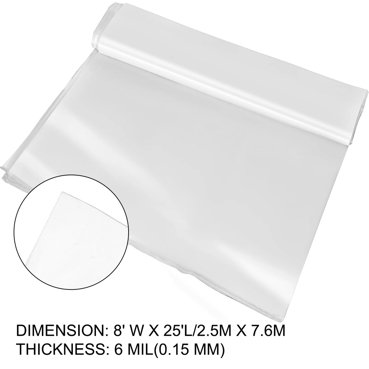 SucceBuy UV Resistant Greenhouse Film for Gardens and Crops