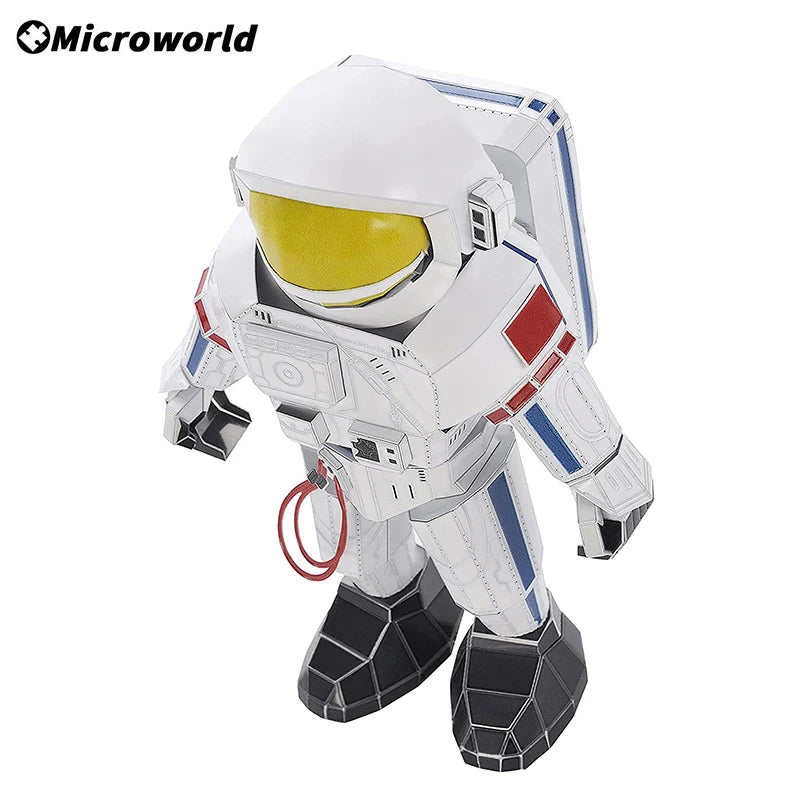 Microworld 3D Metal Jigsaws Puzzles Space Astronaut Kit DIY Jigsaw Educational Toys Birthdays Christmas Gifts For child Kids