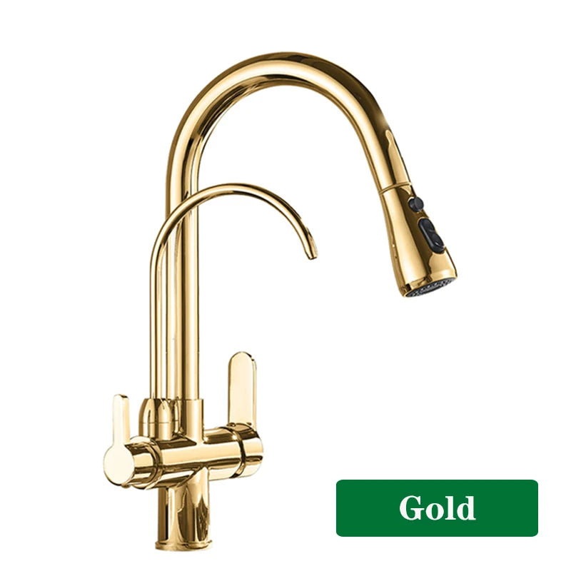 Alenartwater Kitchen Faucet With 360 Swivel And Pullout Sprayer