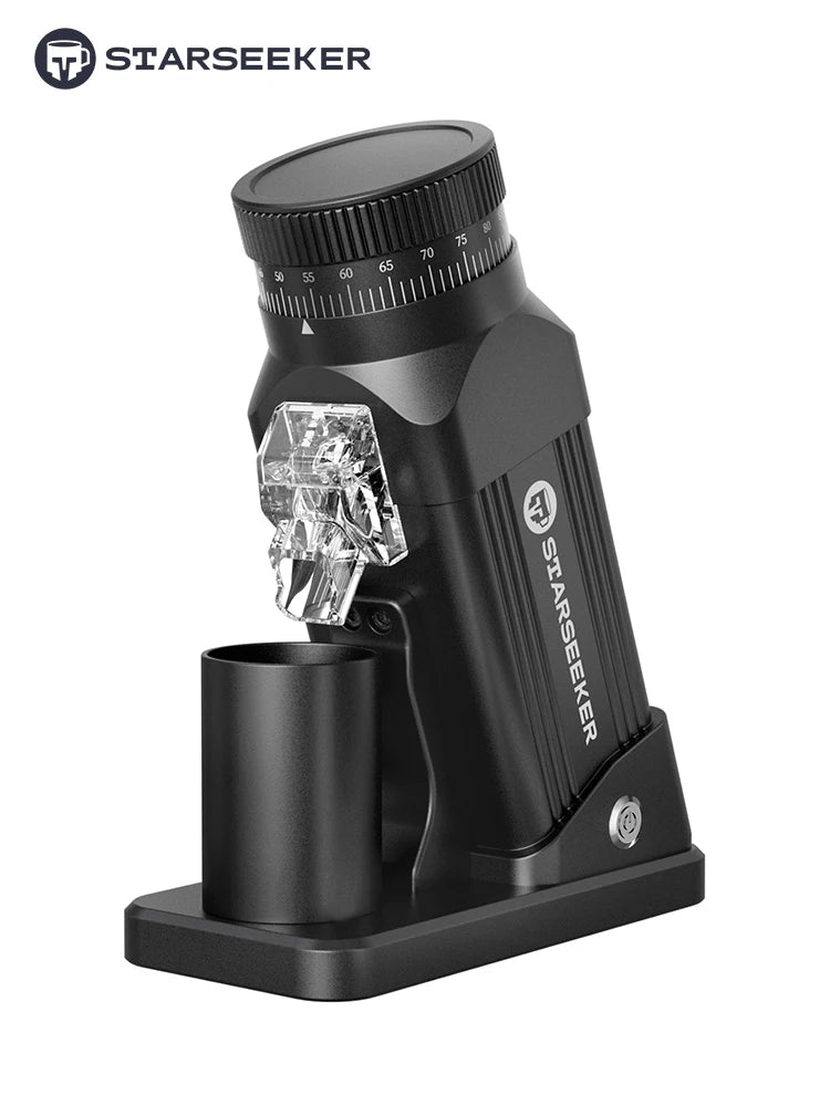 Starseeker Electric Coffee Burr Grinder With Aluminum Body