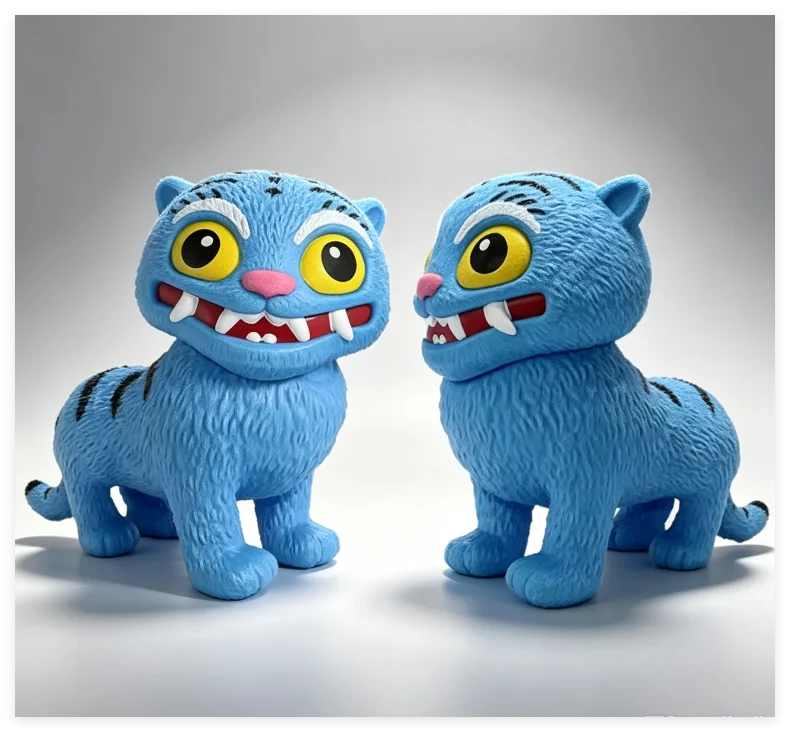 Beast Kingdom Demon Slayer Anime Vinyl Tiger Collectible Toy Doll