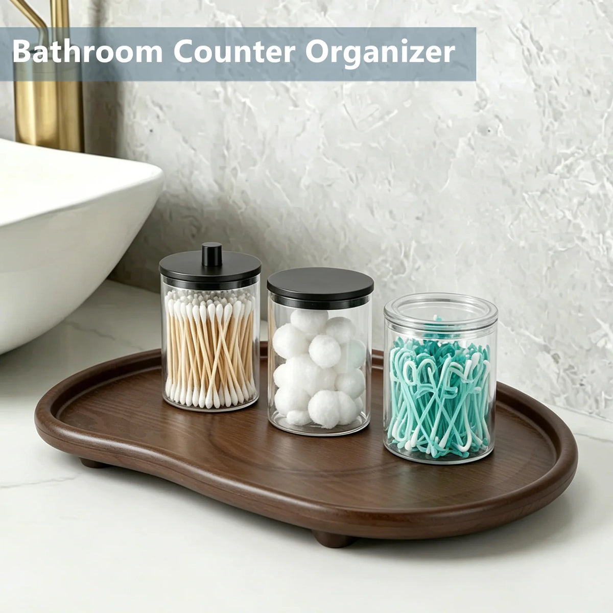 Bathroom Vanity Organizer With Countertop Shelf And Anti Slip Feet