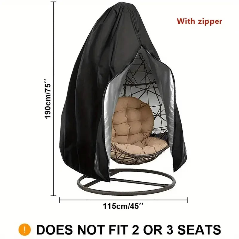 Oxford Cloth Egg Chair Cover for Outdoor Hanging Patio Swings