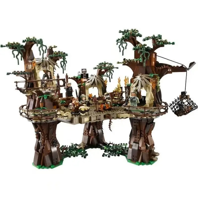 Forest Tribe Village Adventure Building Blocks Construction Set for Creative Play