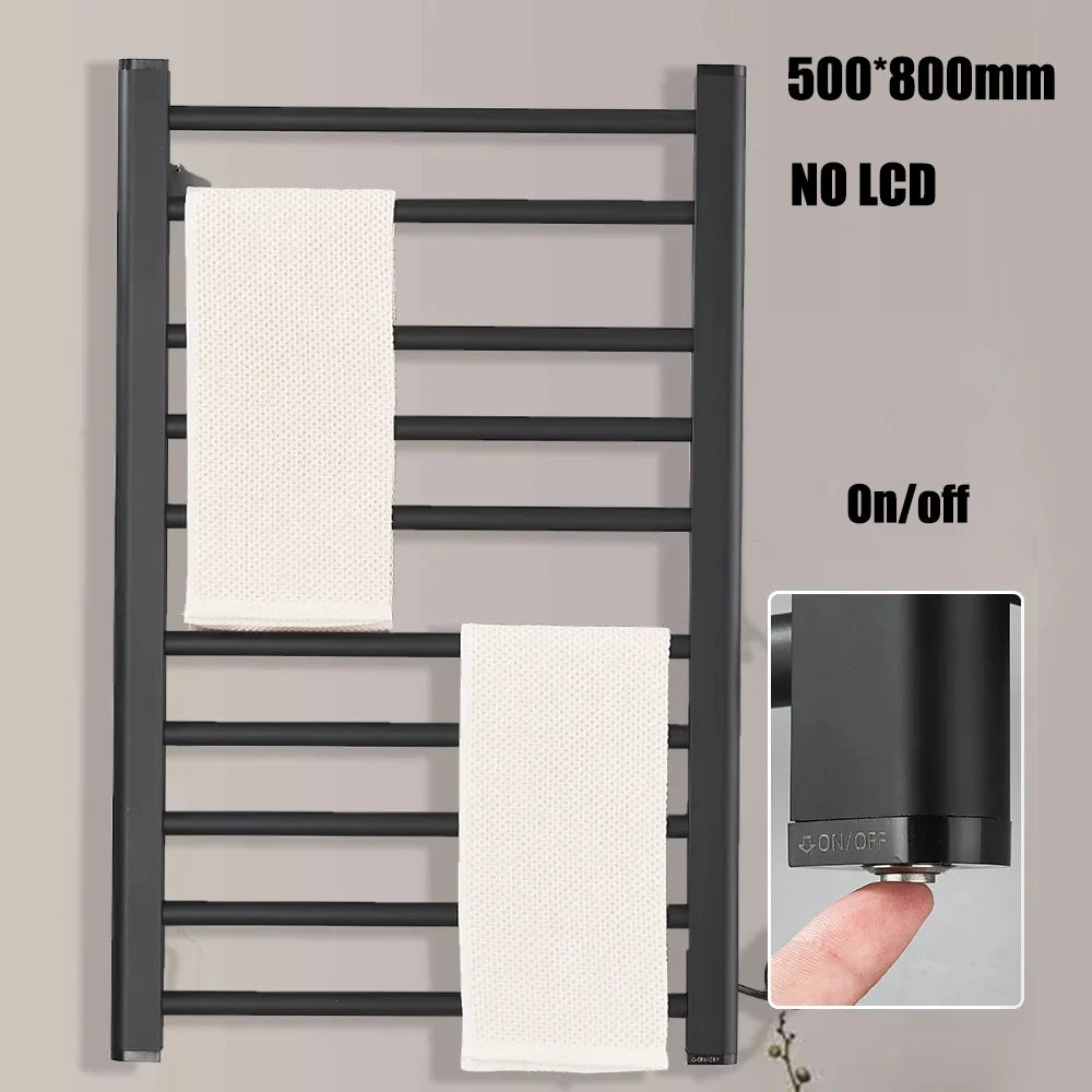 Onyzpily 304 Stainless Steel Electric Heated Towel Rack Touch Thermostat