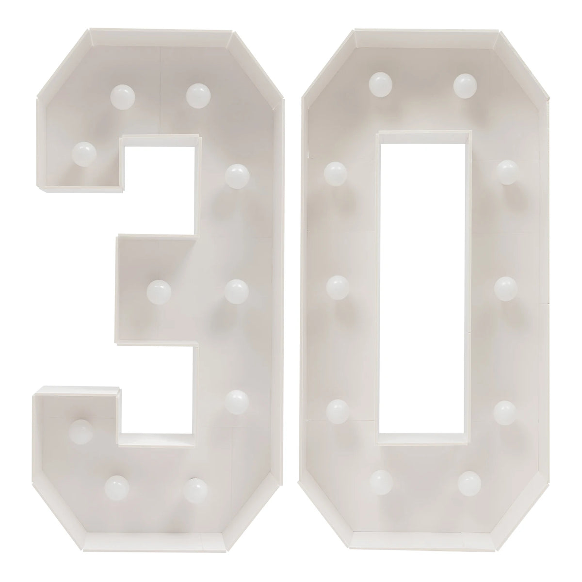 LED Light Up Numbers for Birthday Party Decorations