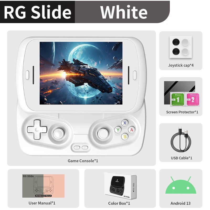 Anbernic RG Slide Android Retro Handheld Gaming Console AI Support