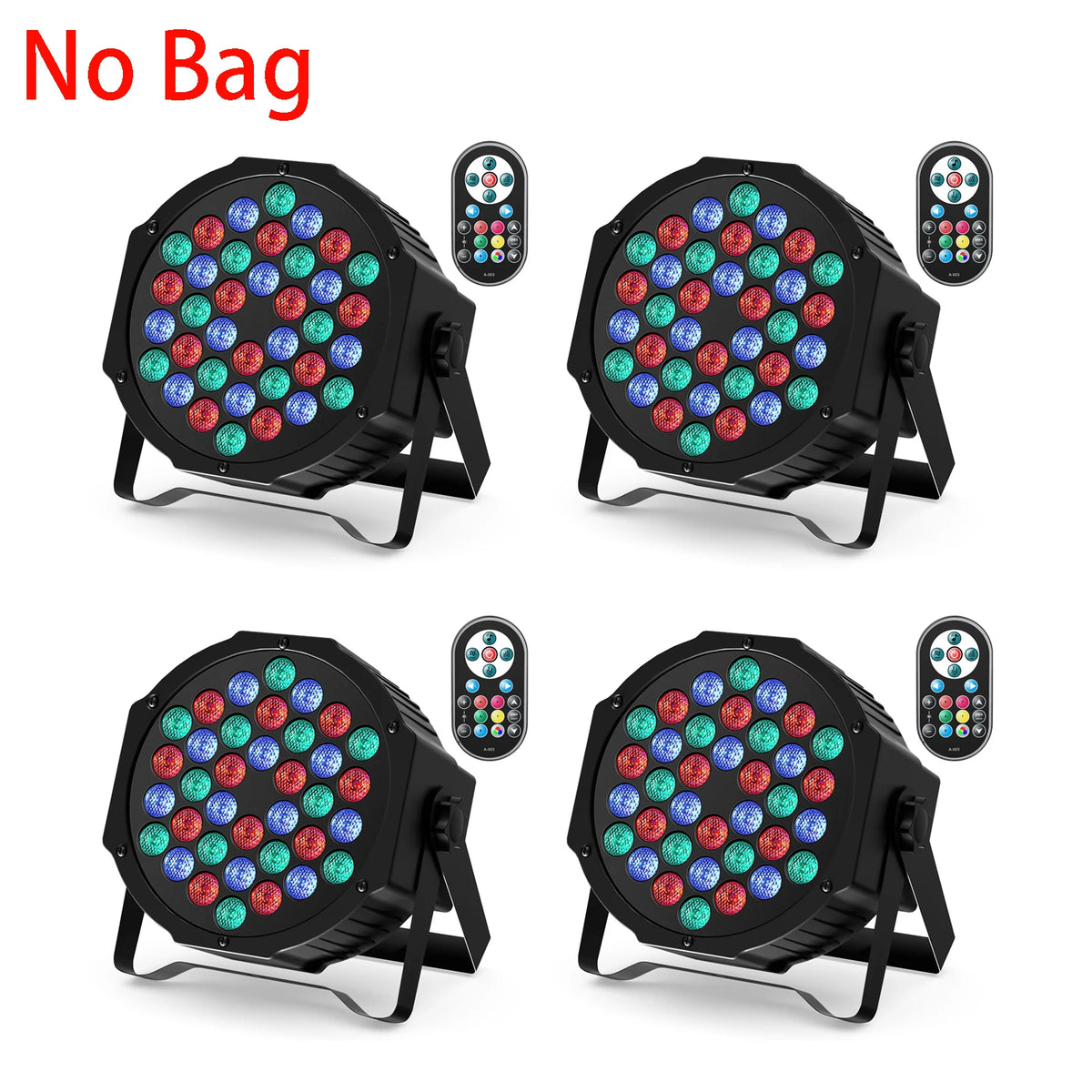 Datewink LED Par Stage Lights With DMX512 for DJ Events
