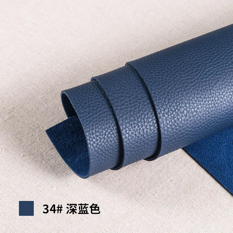 Thickened Soft PU Suede Lychee Faux Leather Sewing Fabric
