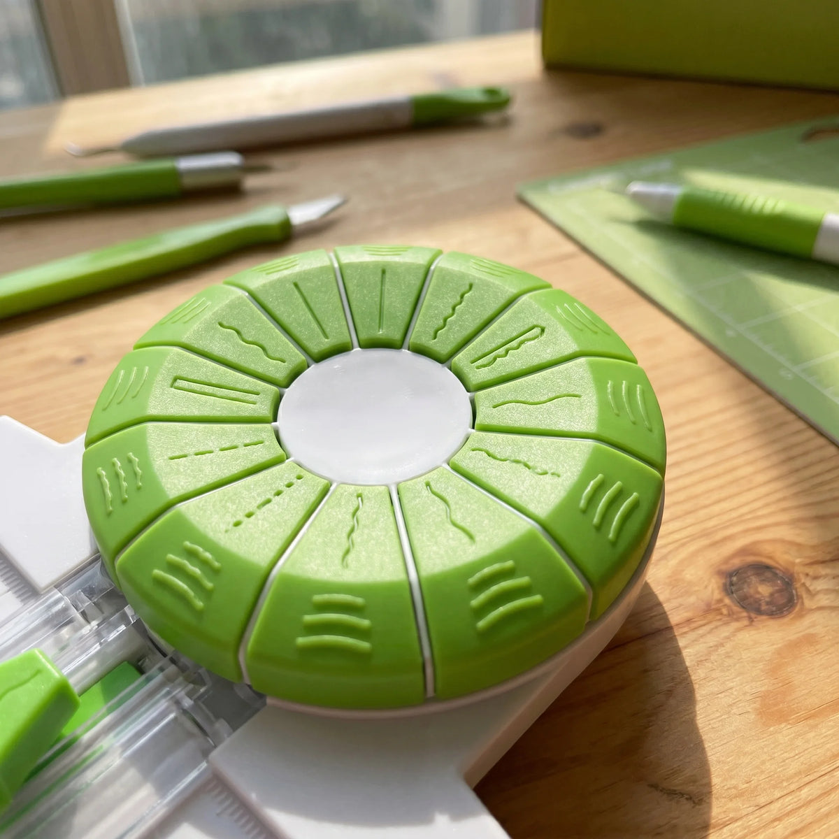 Multi Function Paper Trimmer With 12 Interchangeable Craft Blades