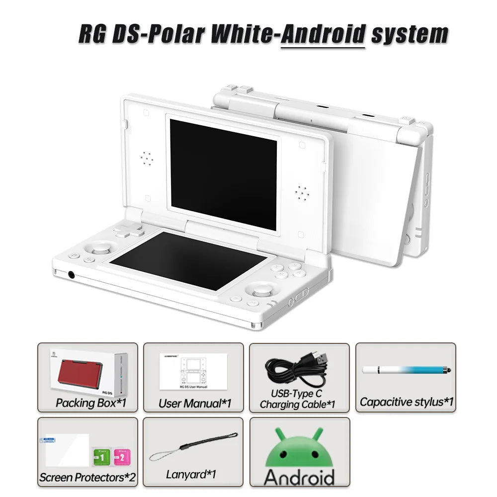 Anbernic RG DS Dual Screen Handheld Gaming Console Android 14