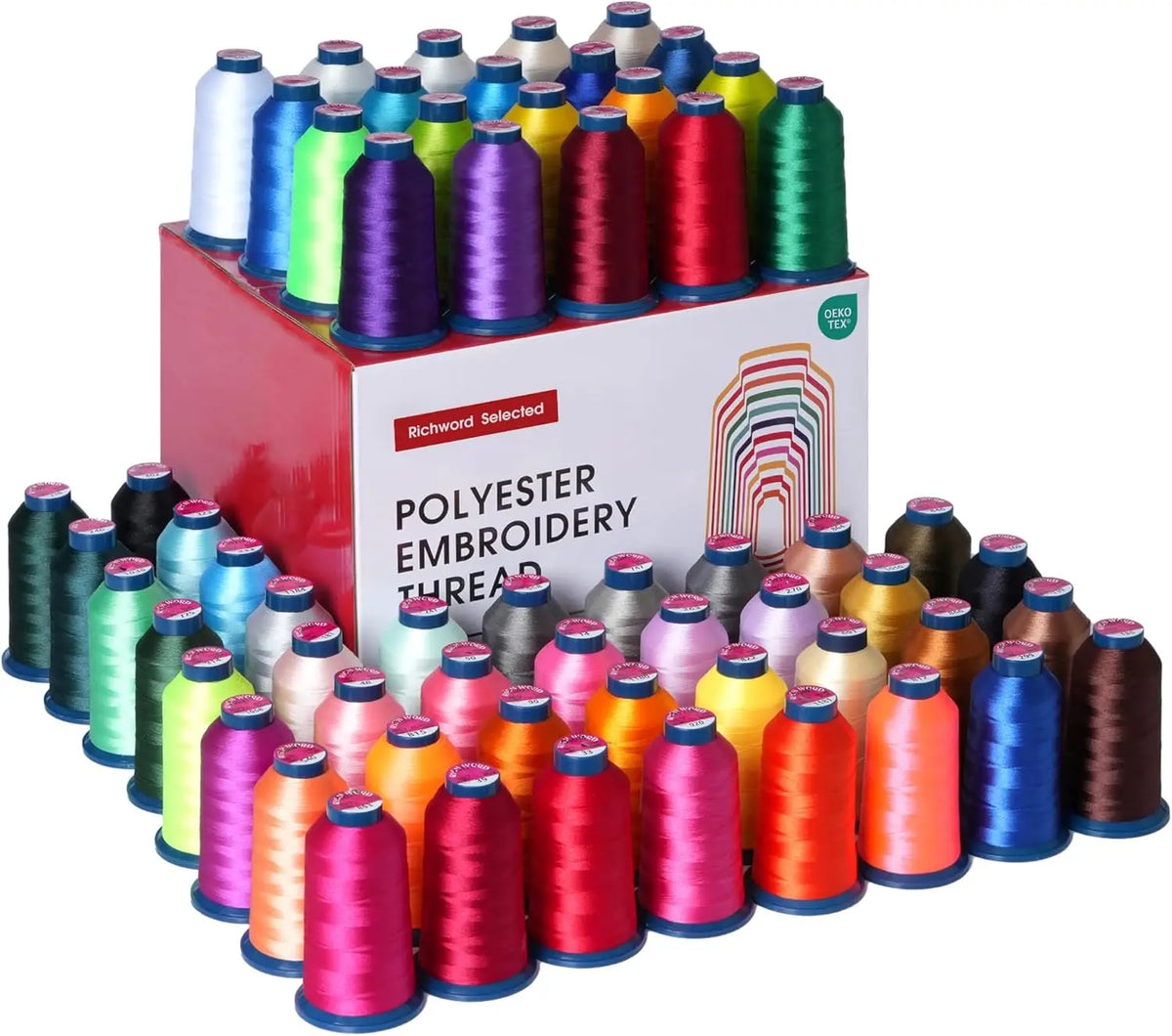 Polyester Machine Embroidery Thread Kit For Professional Stitching