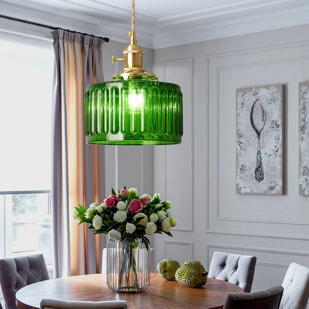 VETRULUS Modern LED Crystal Pendant Light Ceiling Fixture