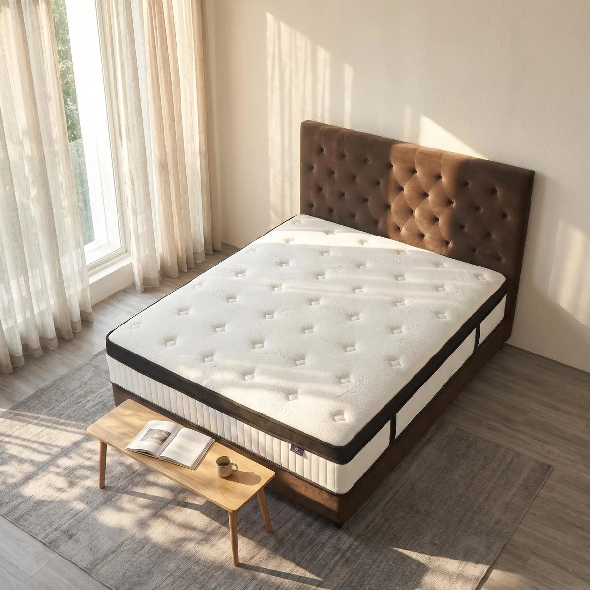 Premium Hybrid Mattress With Pocket Springs And Medium Firm Support