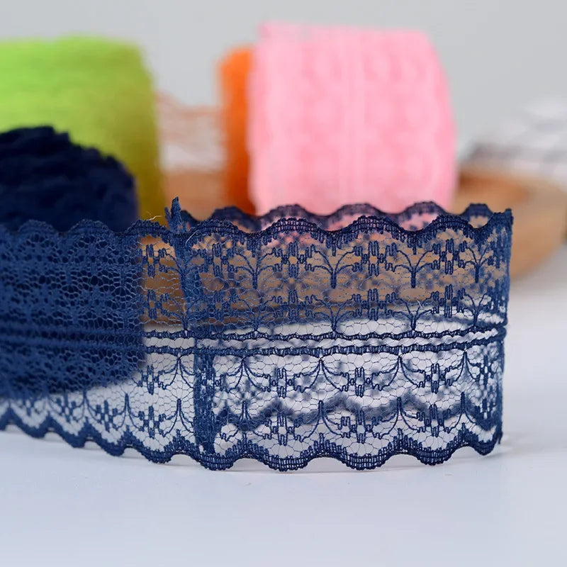 Woven Lace Ribbon Trim for Sewing Apparel and DIY Crafts
