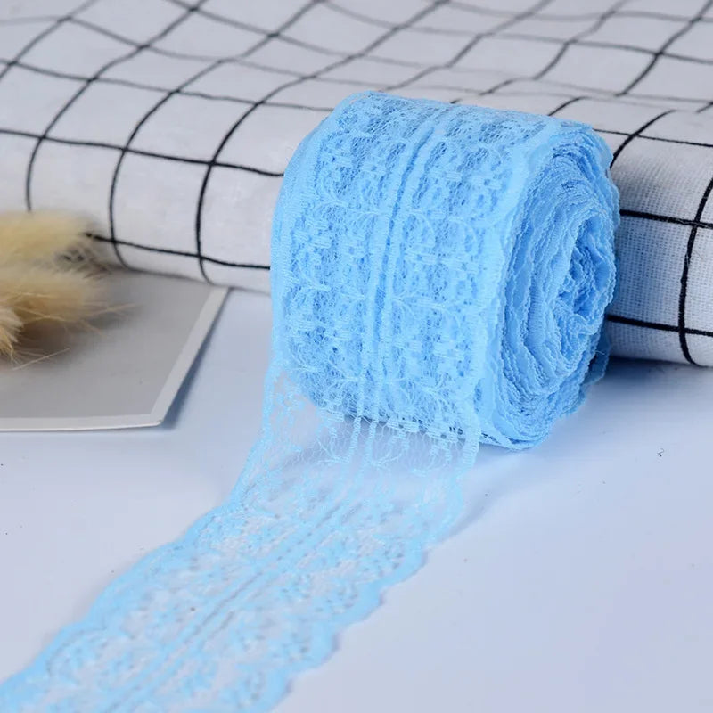 Woven Lace Ribbon Trim for Sewing Apparel and DIY Crafts