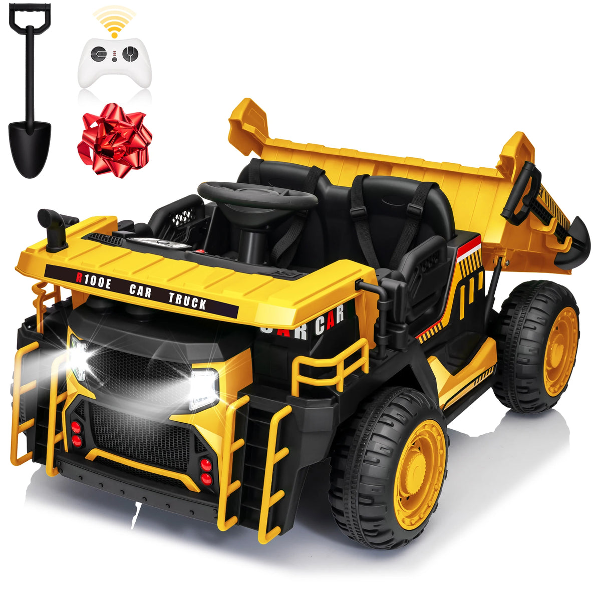 JOYRACER 24V Electric Ride On Dump Truck With Remote Control