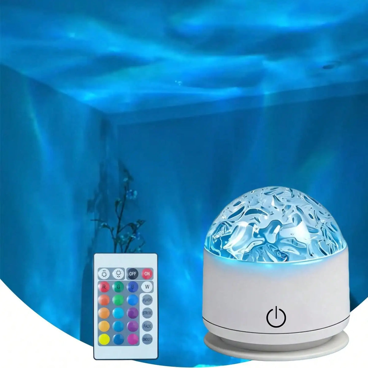 Romantic Water Ripple Light Projector With Remote Control