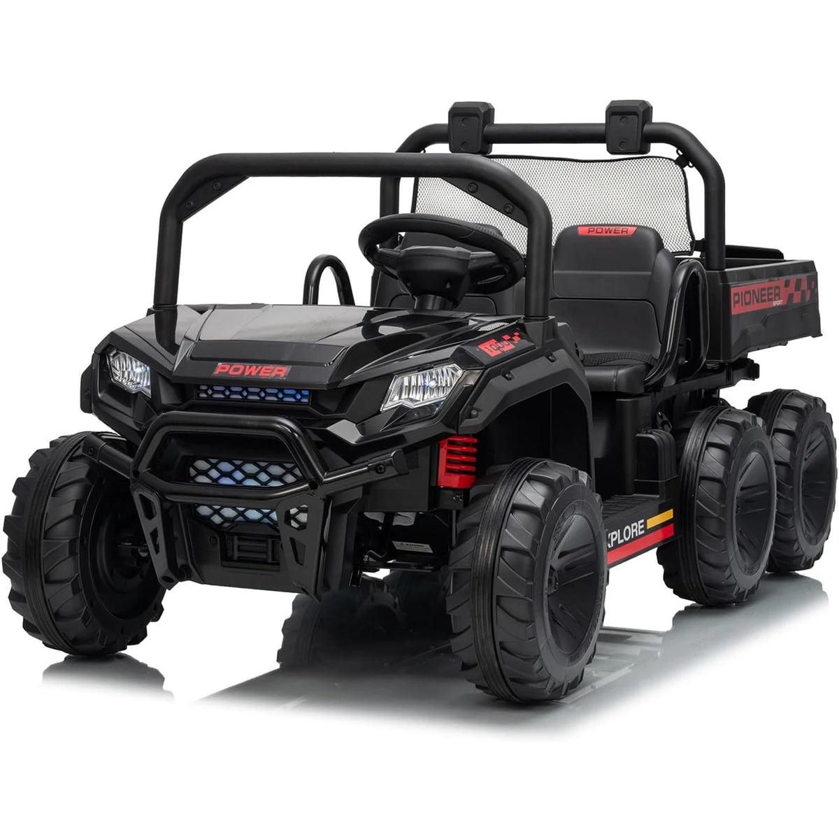 HiMISS Kids Electric Ride On Dump Truck With Parent Remote