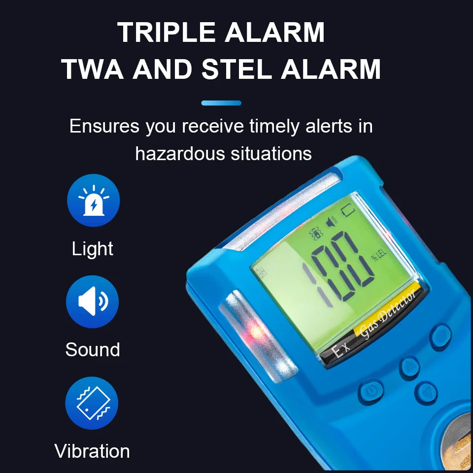 CCEsafety GC210 Portable Multi Gas Detector With LCD Alarm