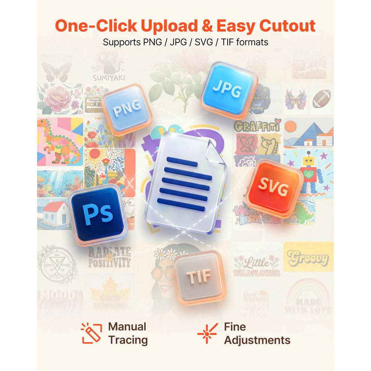 SucceBuy Vinyl Cutter With Touchscreen And Built In Design Resources