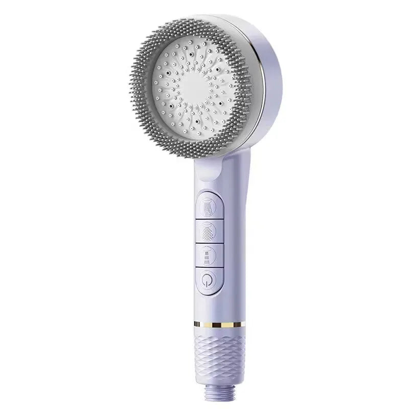 Pressurized Handheld Shower Head With Four Adjustable Spray Modes