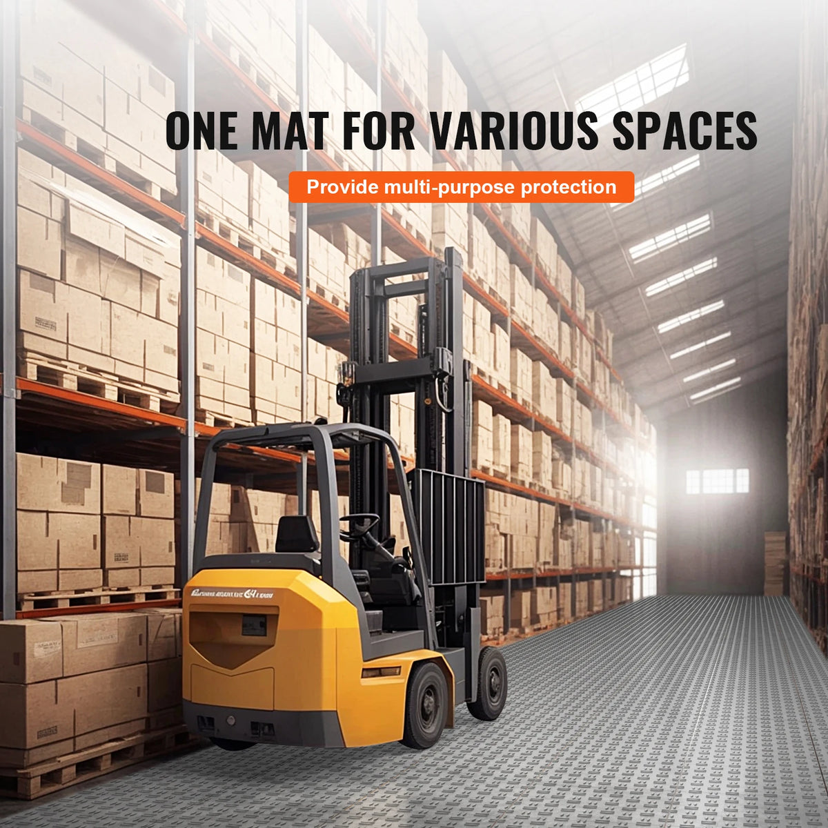 Interlocking Garage Floor Tiles Non Slip PP Mats For Basements