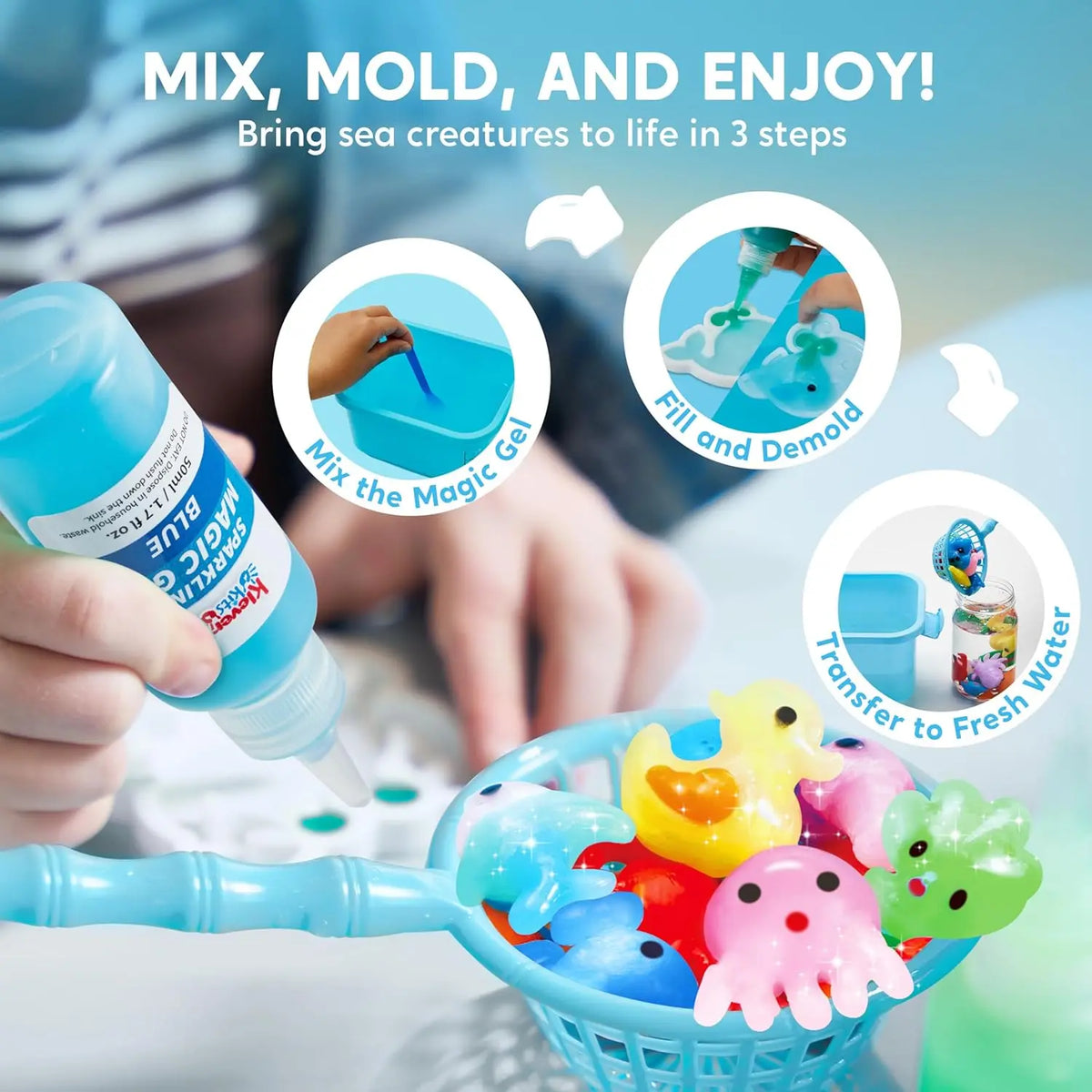 Joyfy Magic Fairy Water Gel Toy Kit With Preserving Bottle