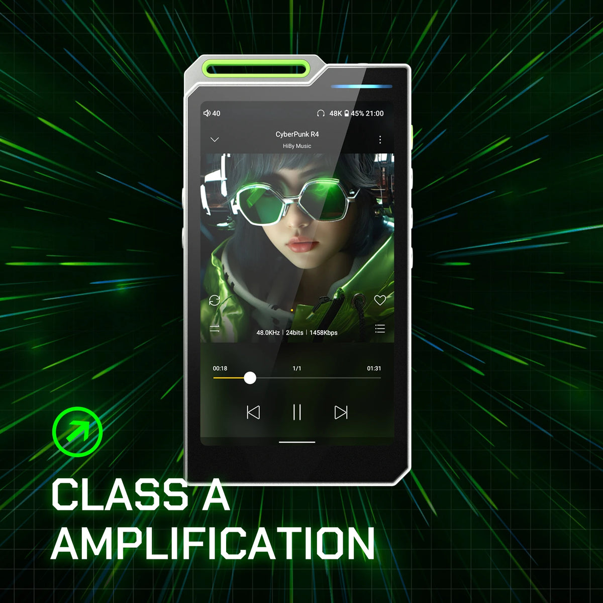 HiBy R4 HiFi Audio Player With Bluetooth And USB DAC