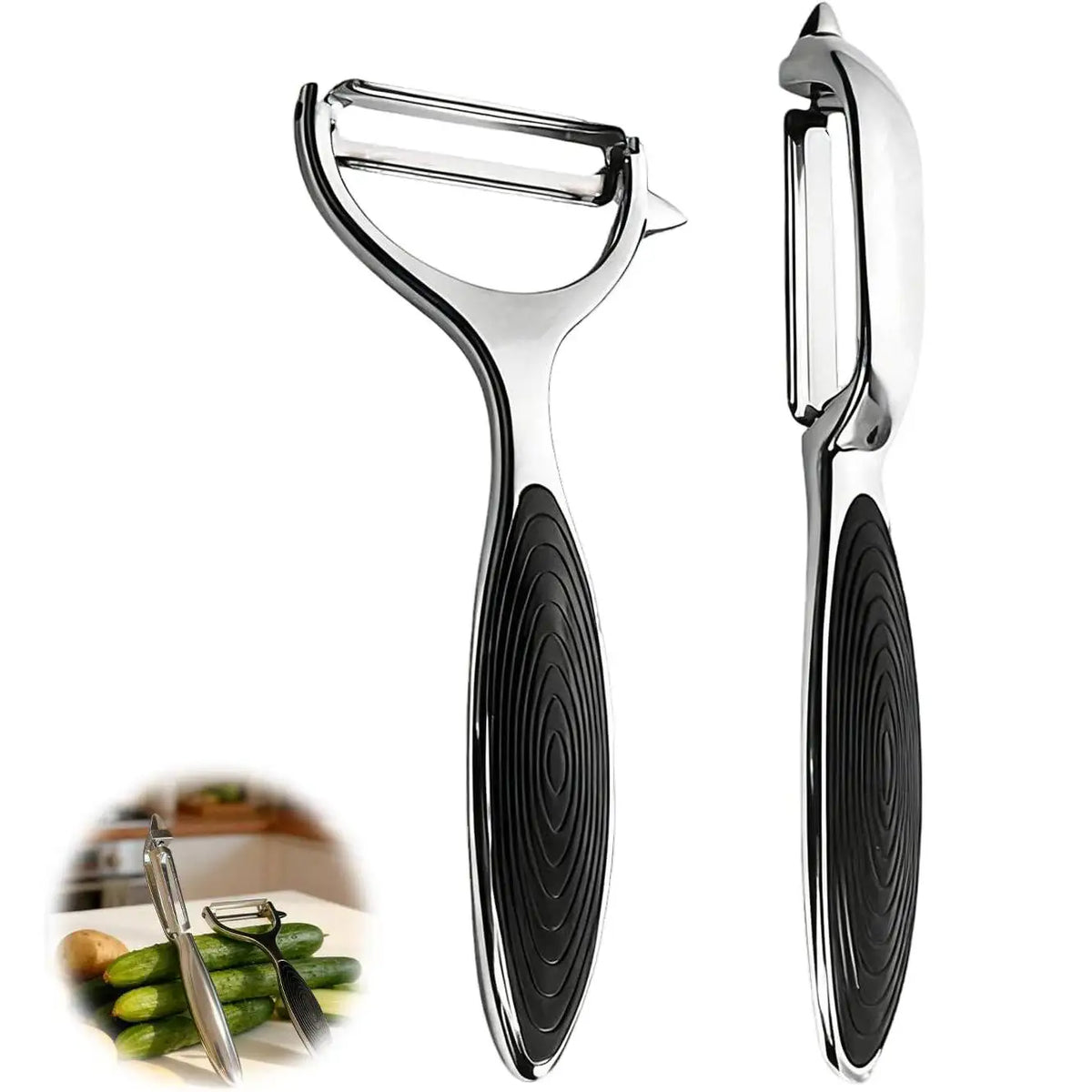 Rotating Y Shaped Vegetable Peeler for Potatoes Fruits and Carrots
