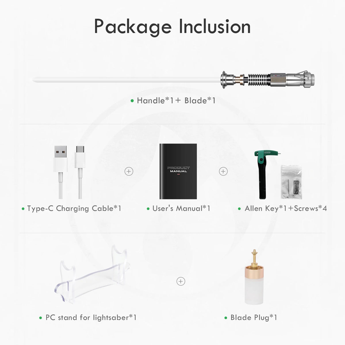 DamienSaber Luke Skywalker Lightsaber Replica With Control Box