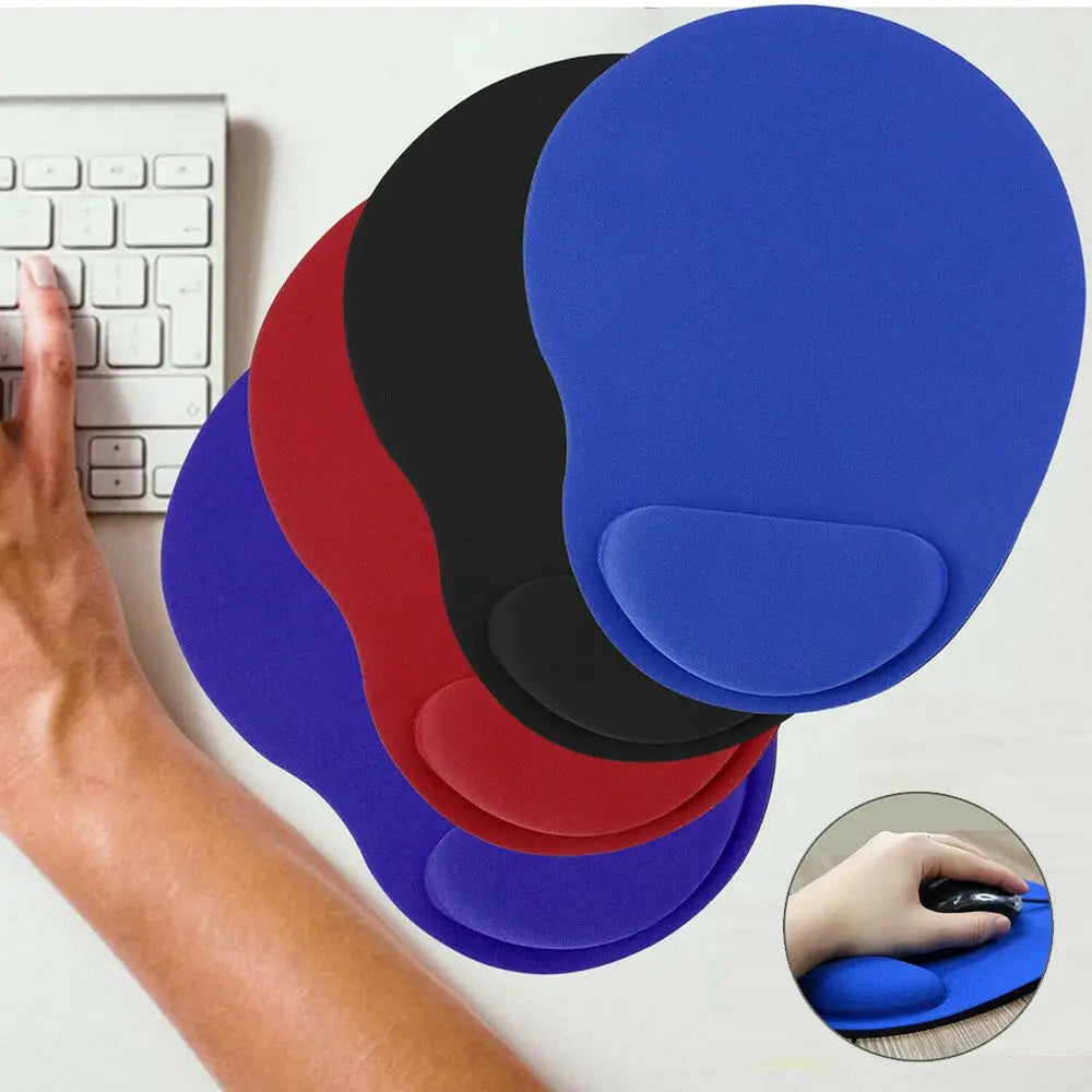Ergonomic Memory Foam Mouse Pad With Non Slip Wrist Support