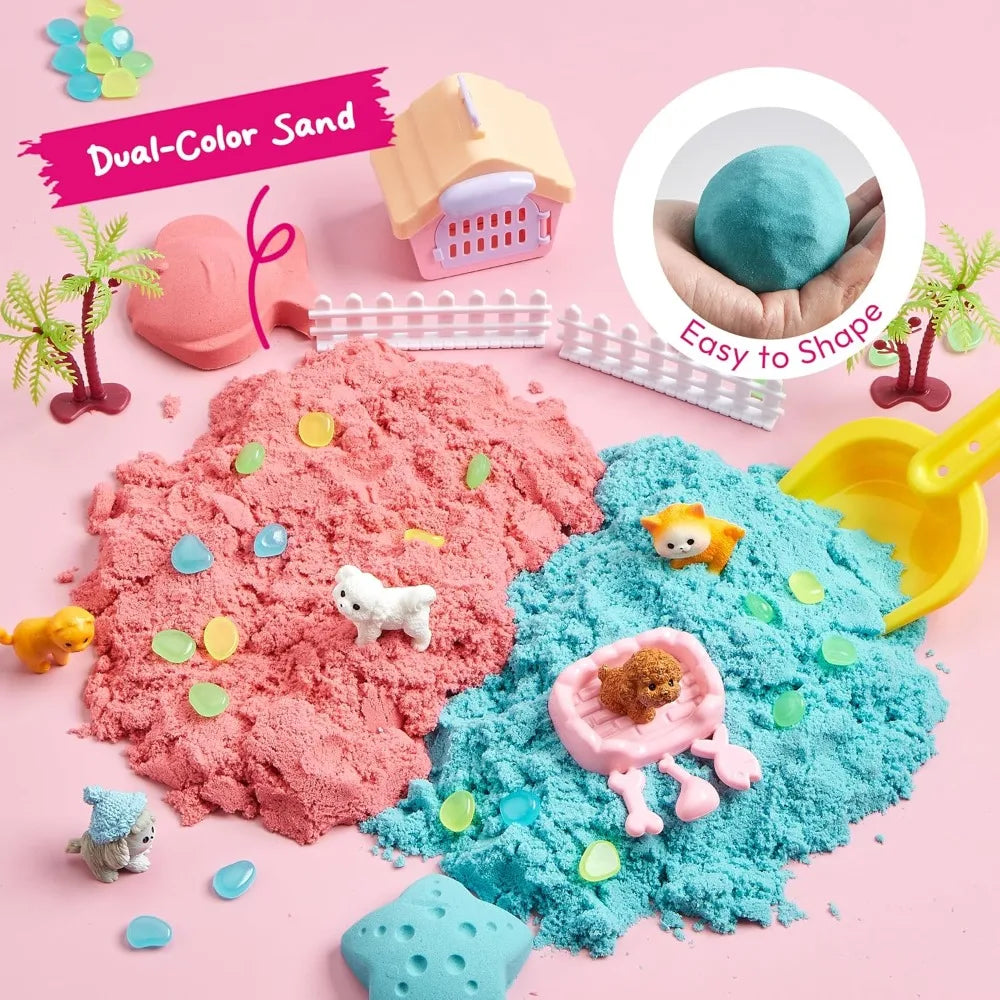 Joyfy Kids Sensory Bin With Glow In The Dark Stones