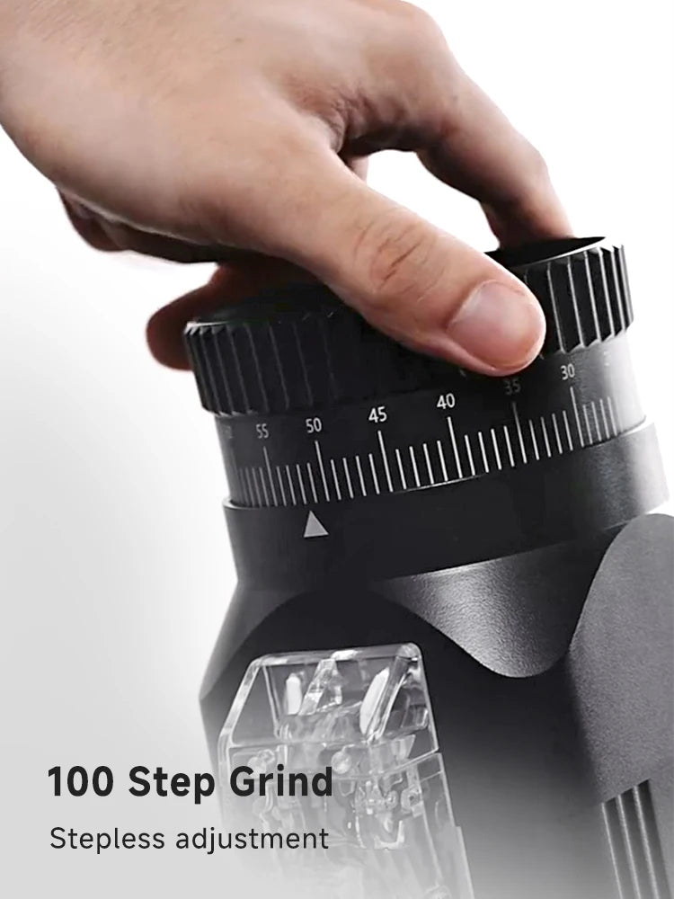 Starseeker Electric Coffee Burr Grinder With Aluminum Body