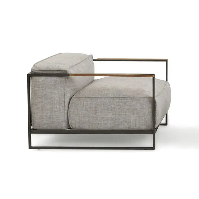 Modern Metal Outdoor Sofa Set With Cushions For Balcony Gardens