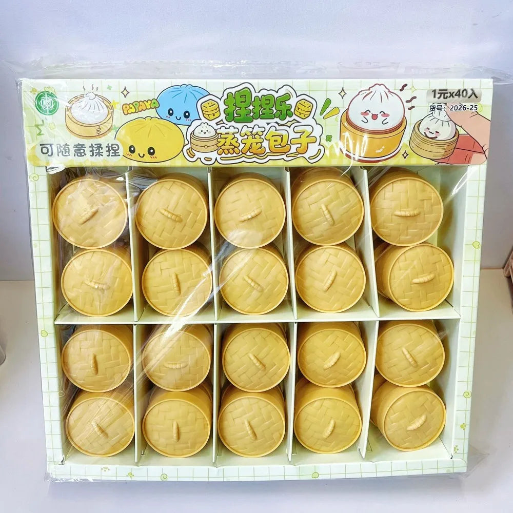 Mini Dumplings Squishy Squeezable Fidget Sensory Toy Party Favor Pack
