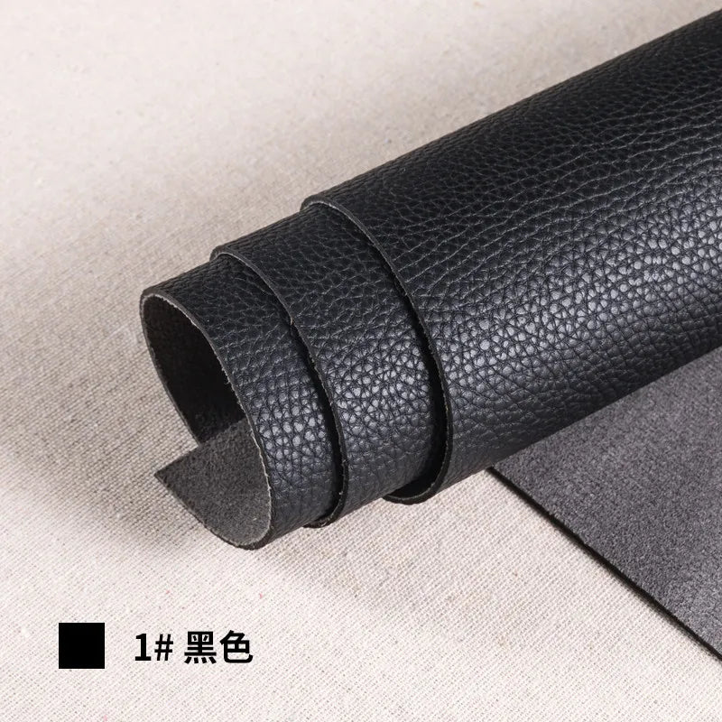 Thickened Soft PU Suede Lychee Faux Leather Sewing Fabric