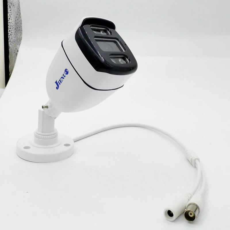 JIENUO 1080P Full Color Night Vision Outdoor CCTV Security Camera
