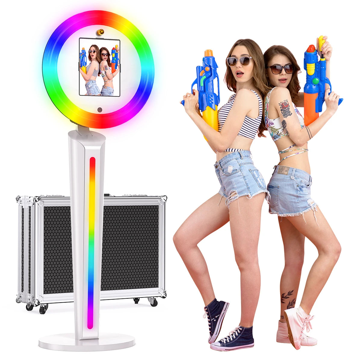 Neson Portable LED Photobooth Machine For Events And Parties