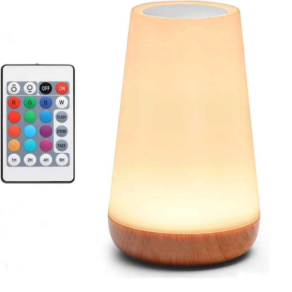 Portable Rechargeable Touch Night Light For Bedroom