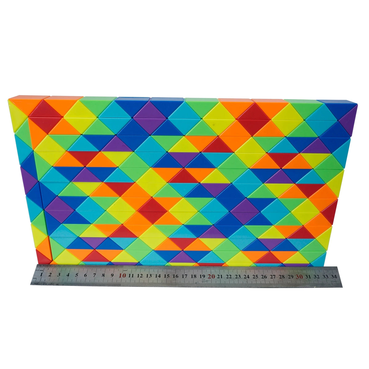 Diansheng Magic Snake Ruler Cube Folding Puzzle Toy for Kids and Adults