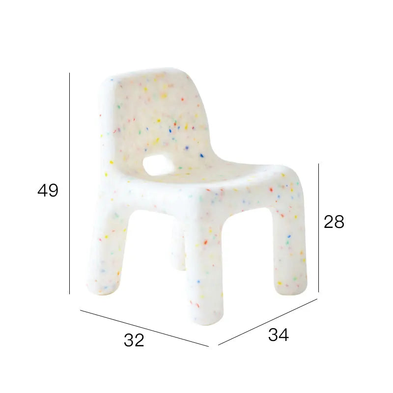 DECOPAI Kids Study Table And Chairs Set With Backrests