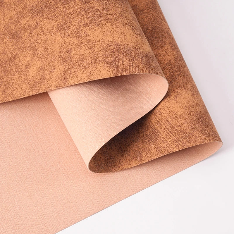 Waterproof PU Leather Fabric Soft Distressed Material DIY Sewing Crafts