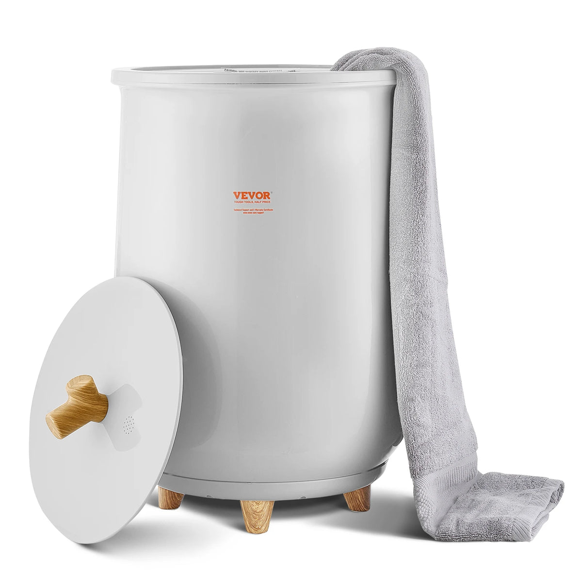 SucceBuy Heated Towel Warmer Bucket With Led Light And Thermostat