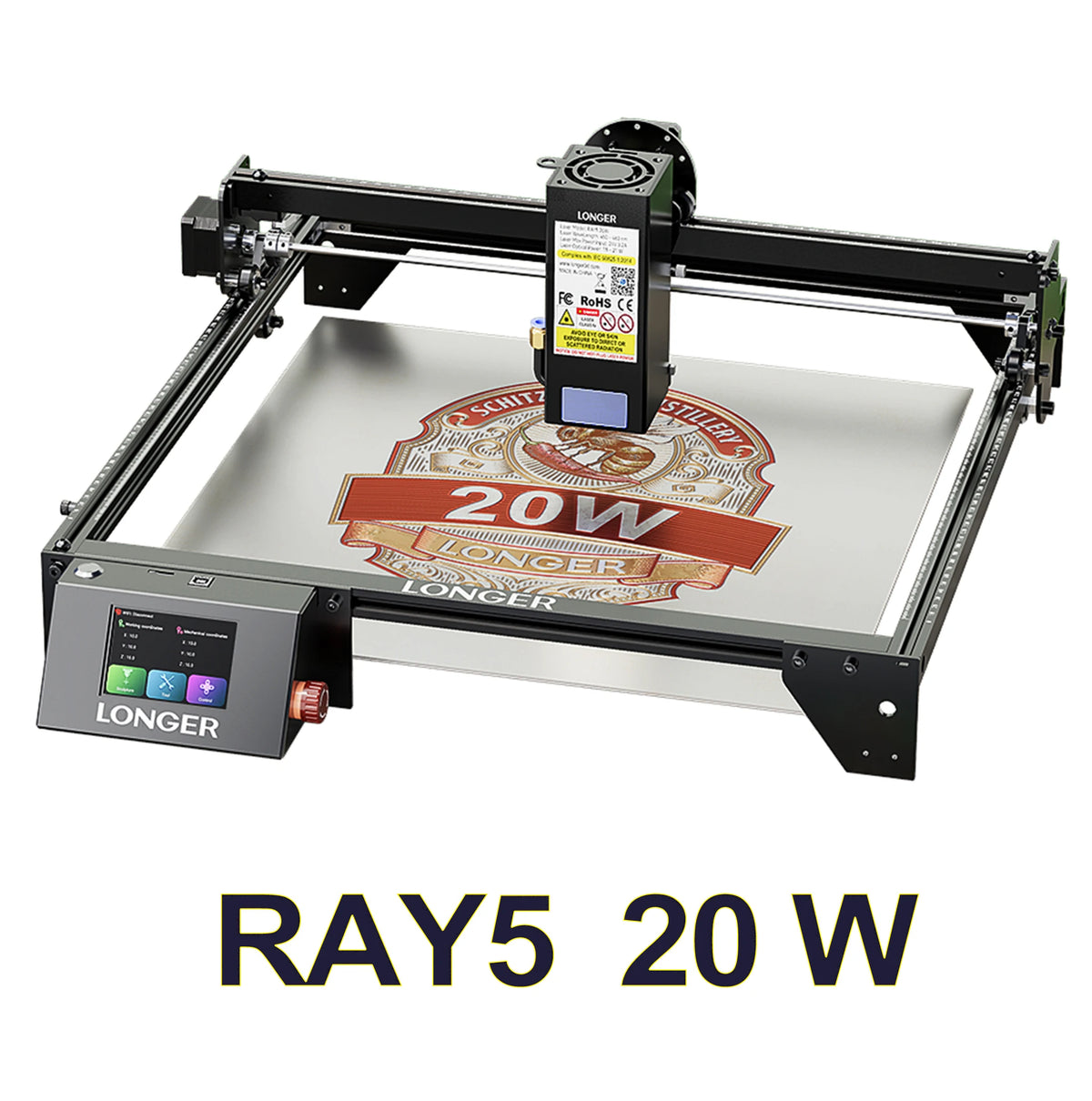 LONGER RAY5 Smart Laser Engraver and Cutter for Wood and Acrylic